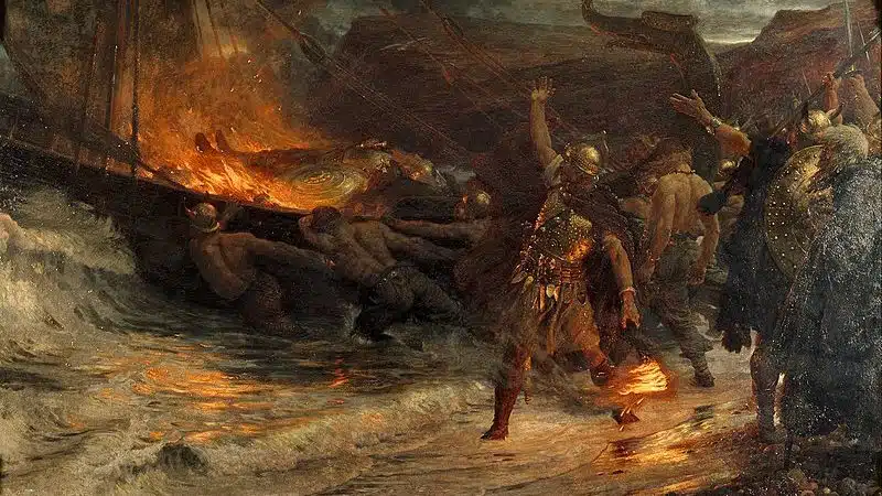 ¿Cómo eran los funerales vikingos?